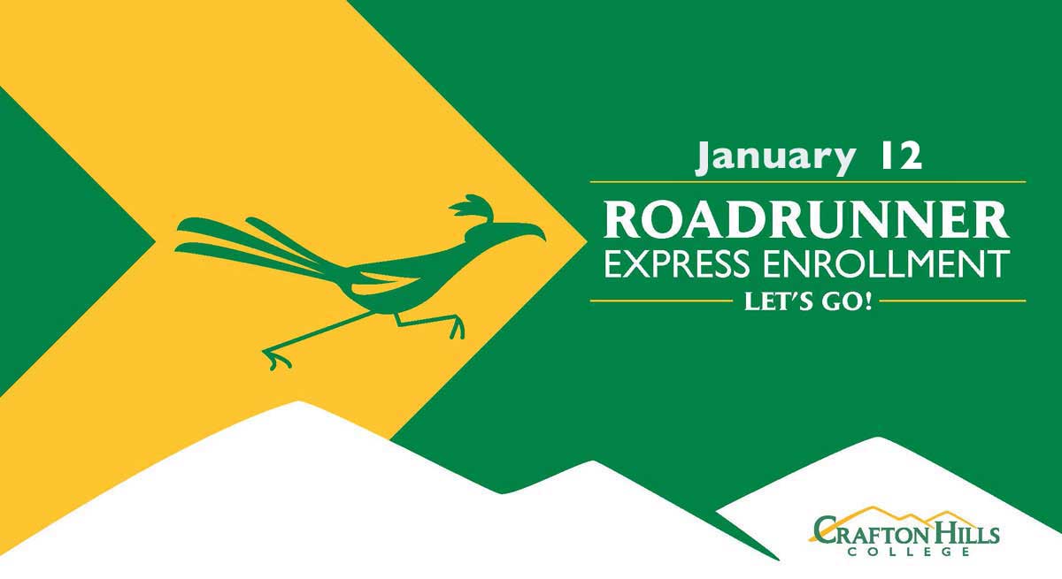January 13 Roadrunner Express Enrollment - Let's Go!