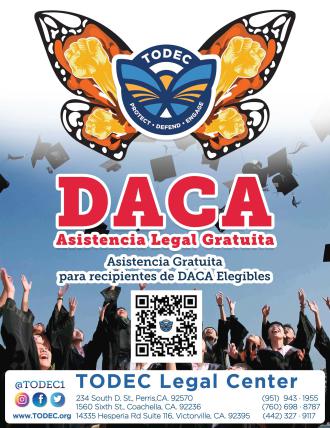 Free DACA Assistance flyer 