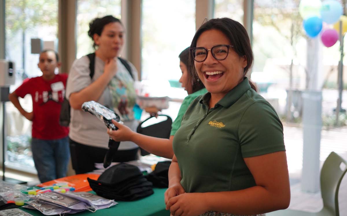 Students at Roadrunner Rally