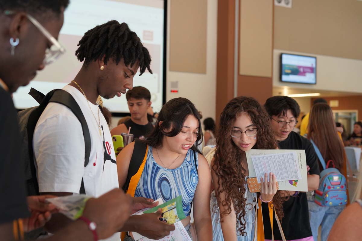 Students at Roadrunner Rally