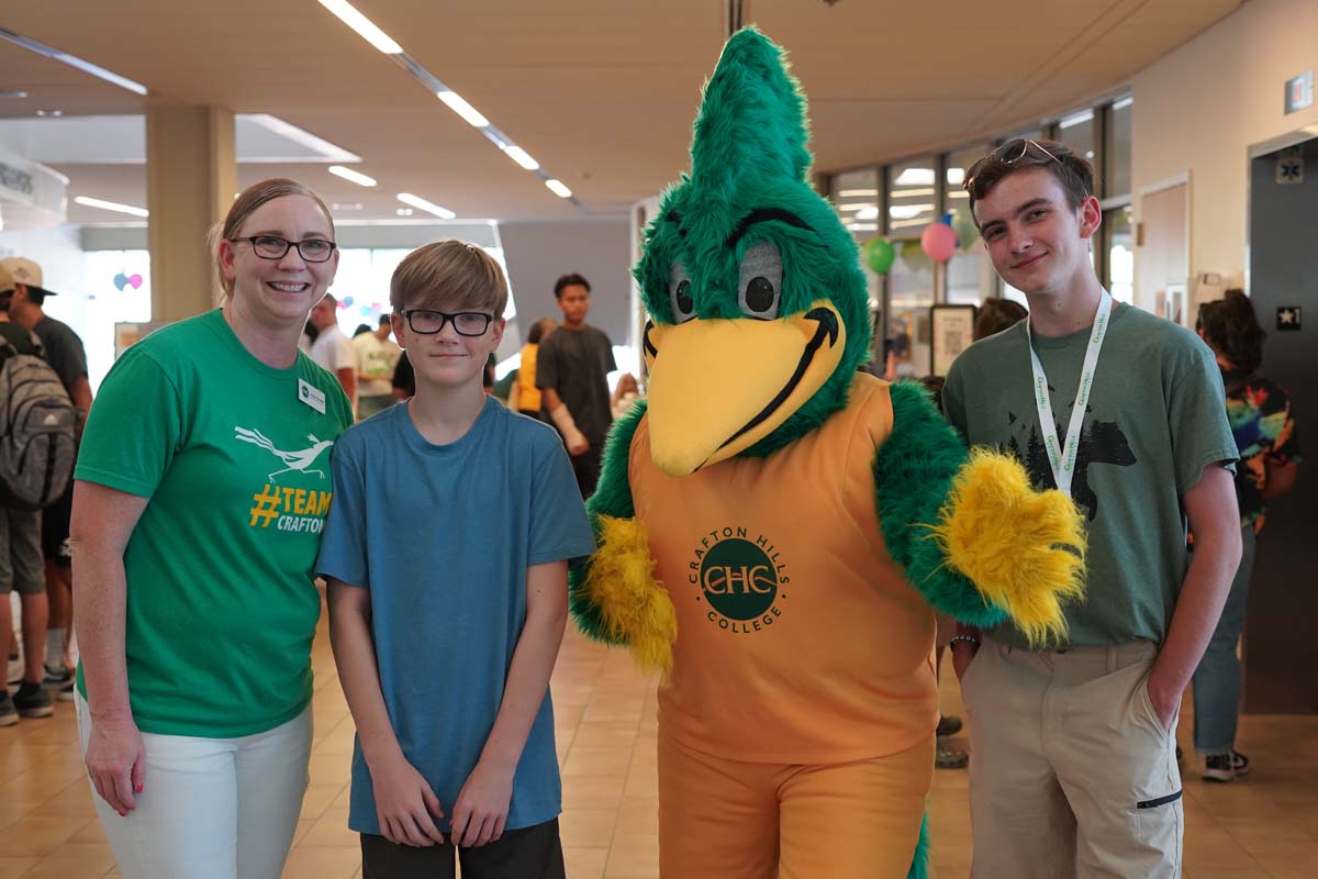 Students at Roadrunner Rally