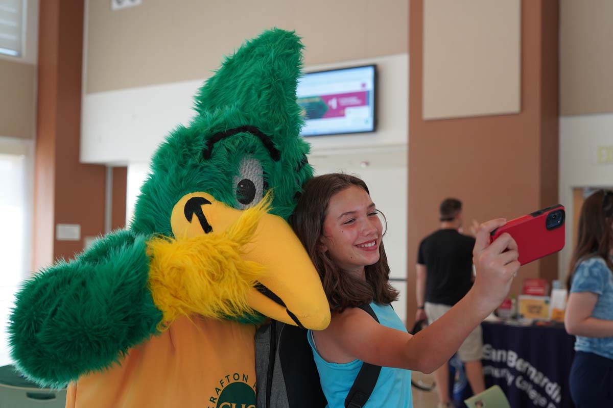 Students at Roadrunner Rally