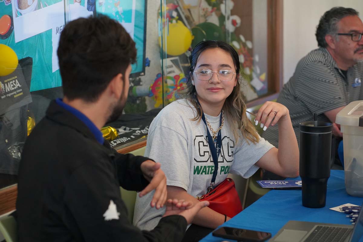 CHC Students at CSUSB Admit Day with mascots