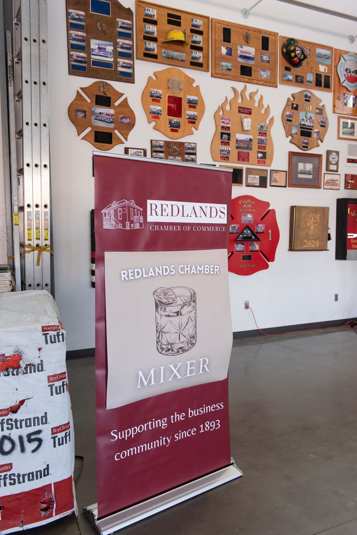 Redlands Chamber of Commerce Mixer.