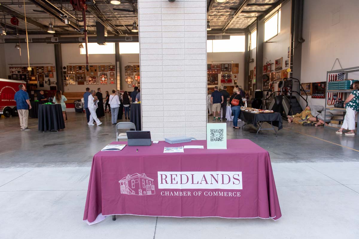 Redlands Chamber of Commerce Mixer.