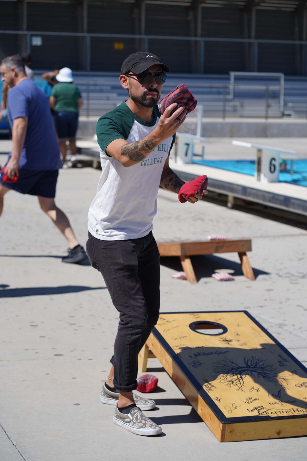 Employees at SBCCD Olympics