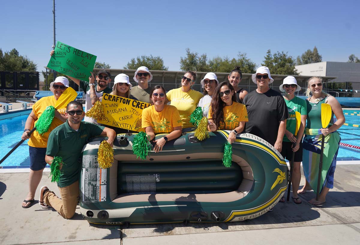 Employees at SBCCD Olympics