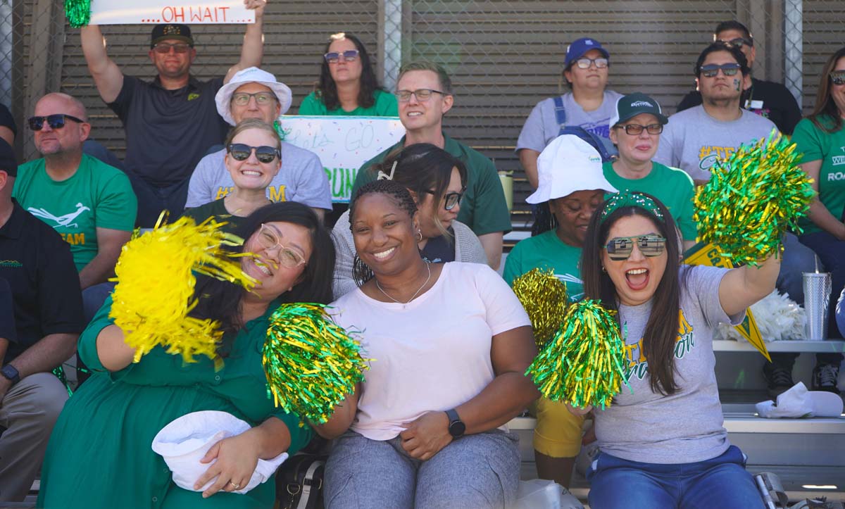 Employees at SBCCD Olympics