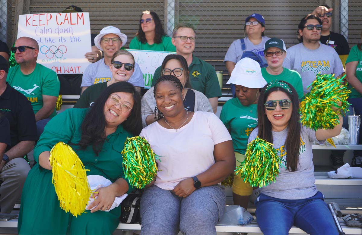 Employees at SBCCD Olympics