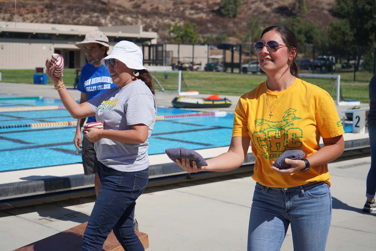 Employees at SBCCD Olympics