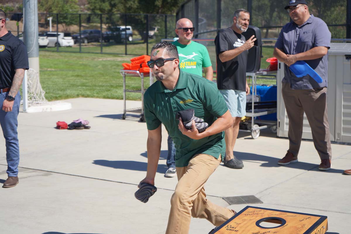 Employees at SBCCD Olympics