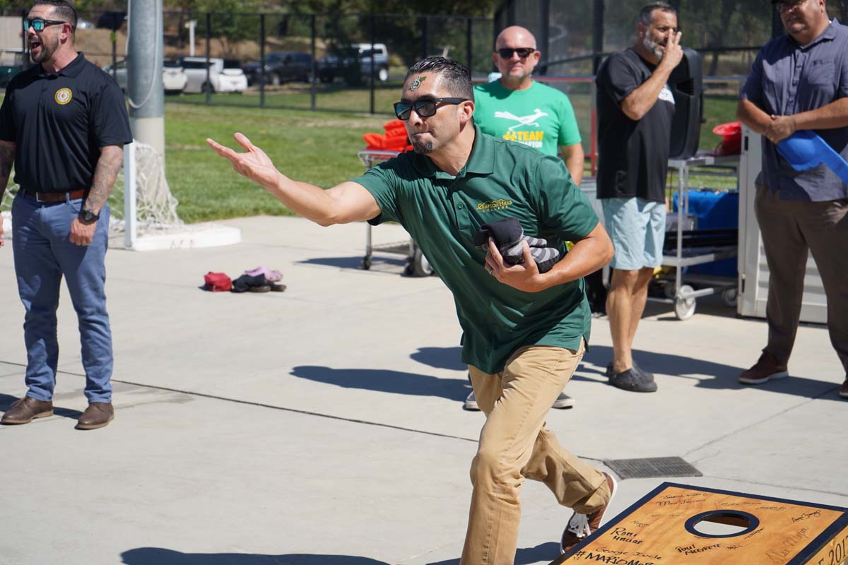 Employees at SBCCD Olympics