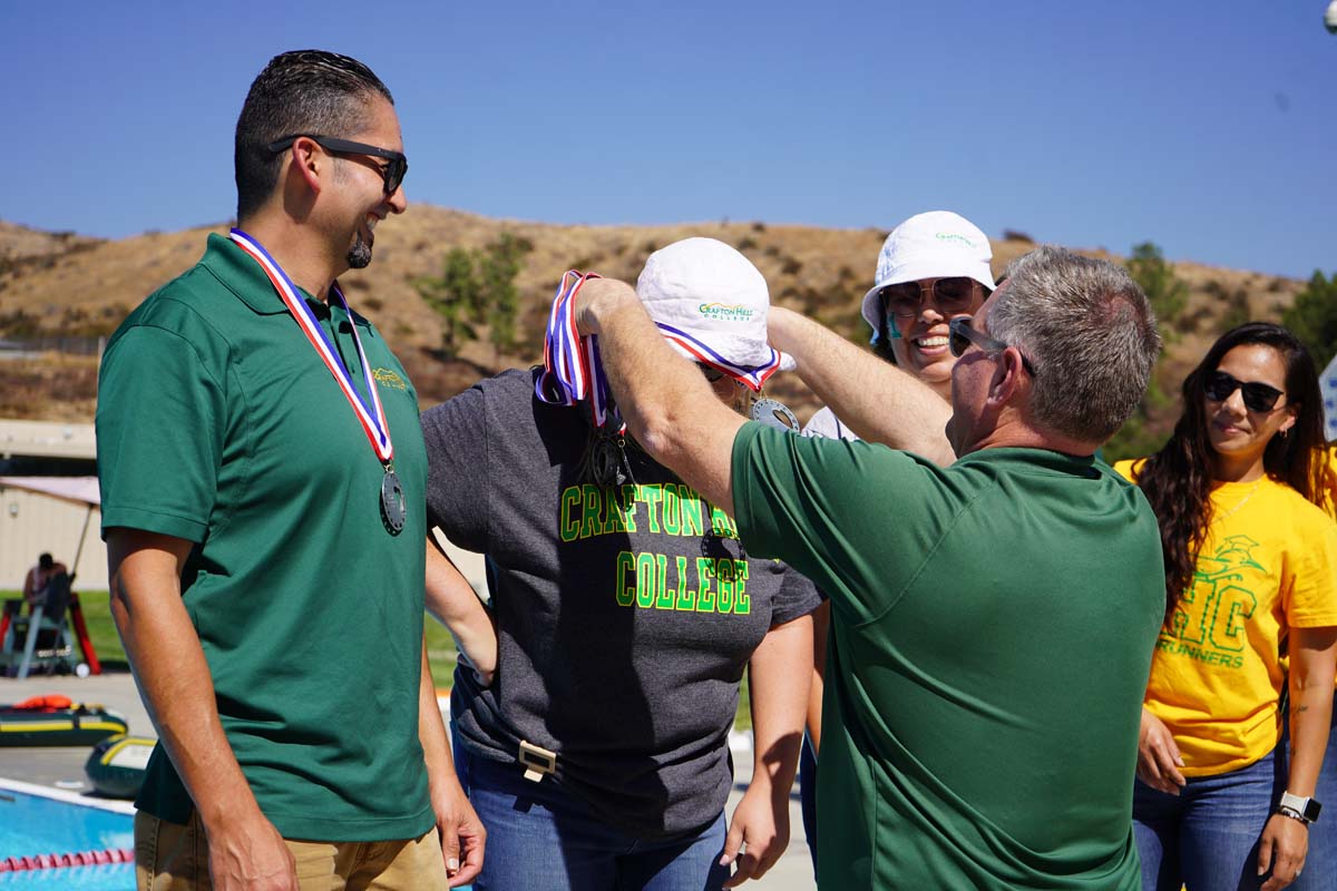 Employees at SBCCD Olympics