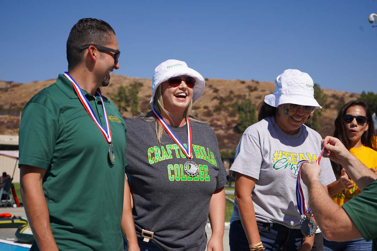 Employees at SBCCD Olympics