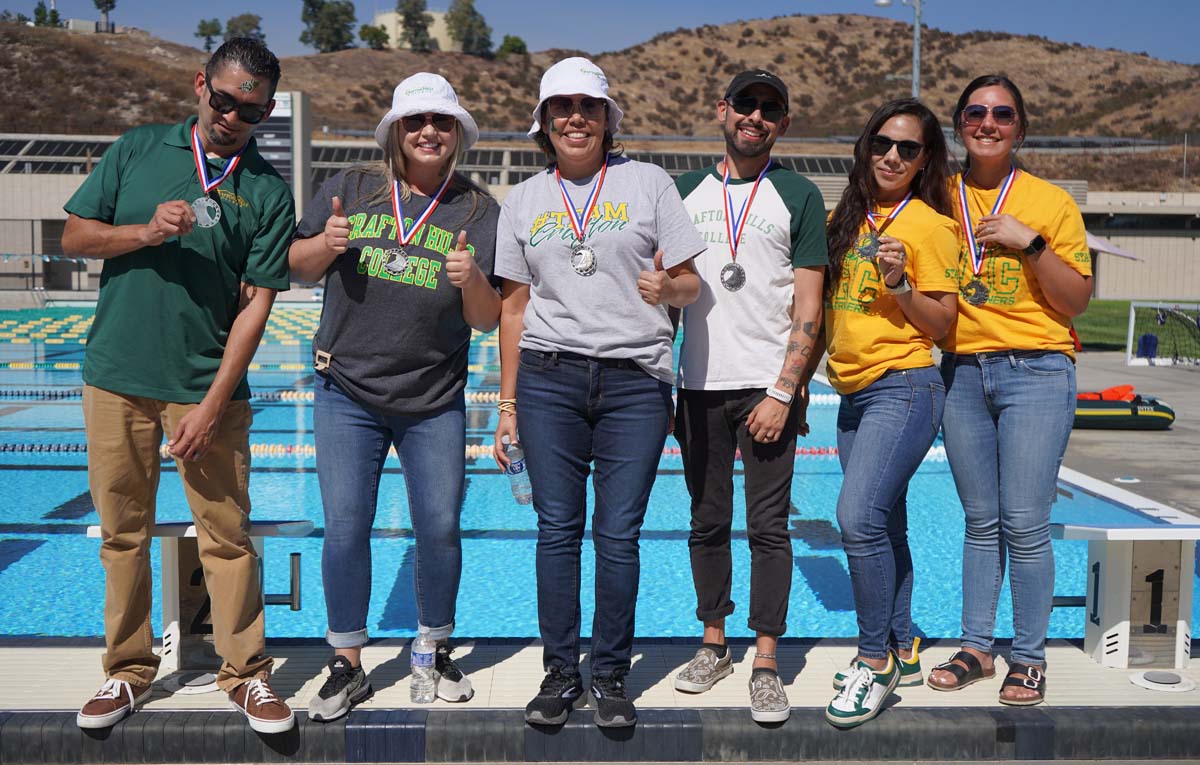 Employees at SBCCD Olympics