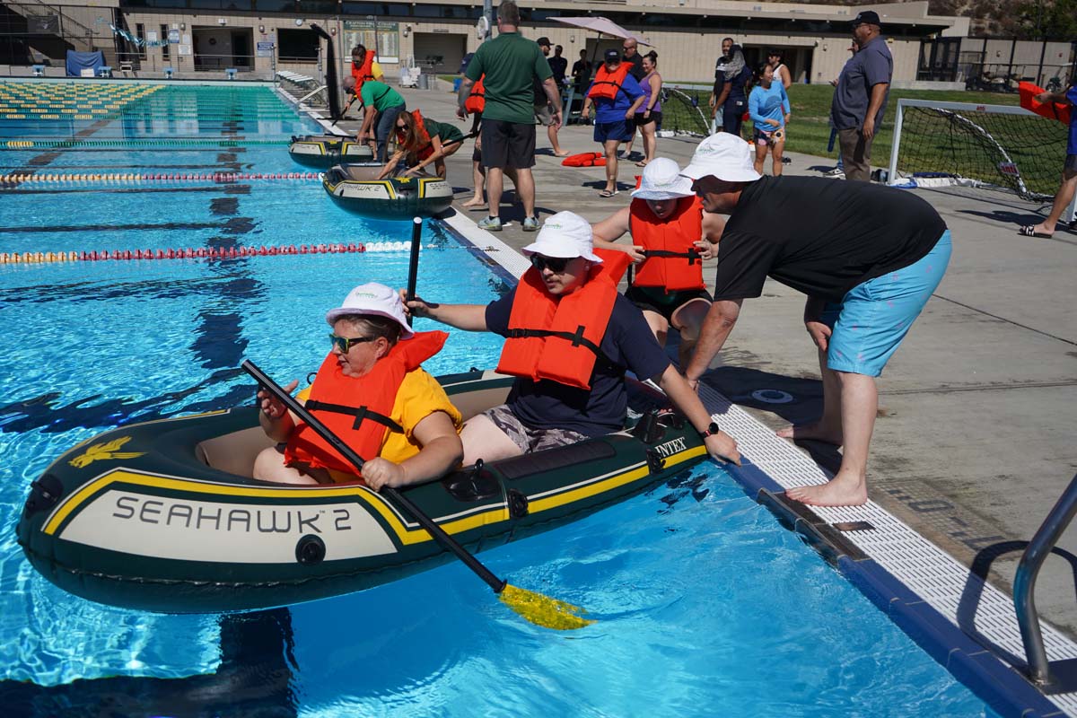 Employees at SBCCD Olympics