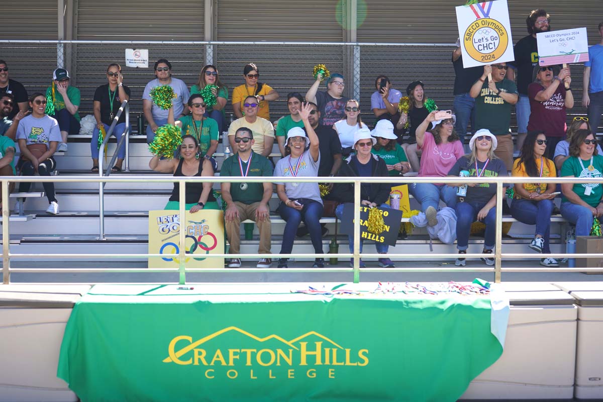 Employees at SBCCD Olympics