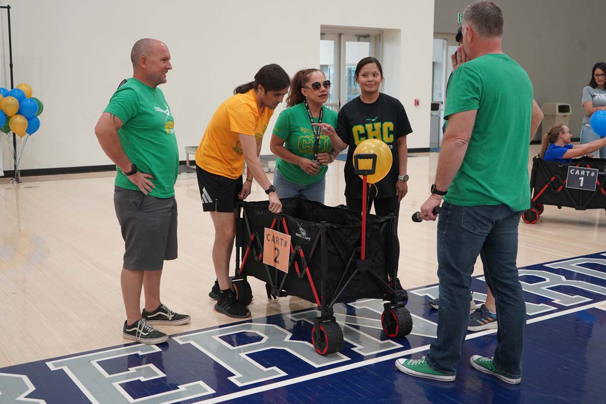 SBCCD Employees at the SBCCD Olympics.