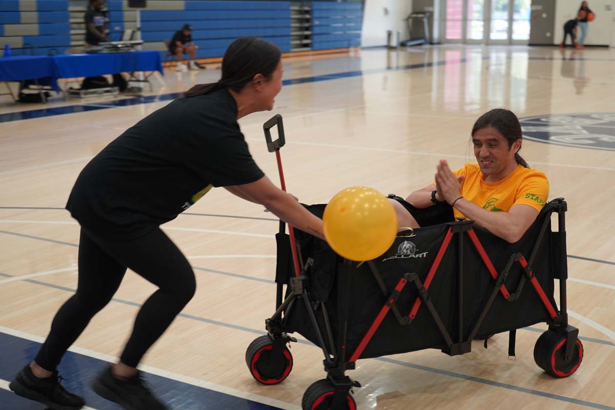 SBCCD Employees at the SBCCD Olympics.