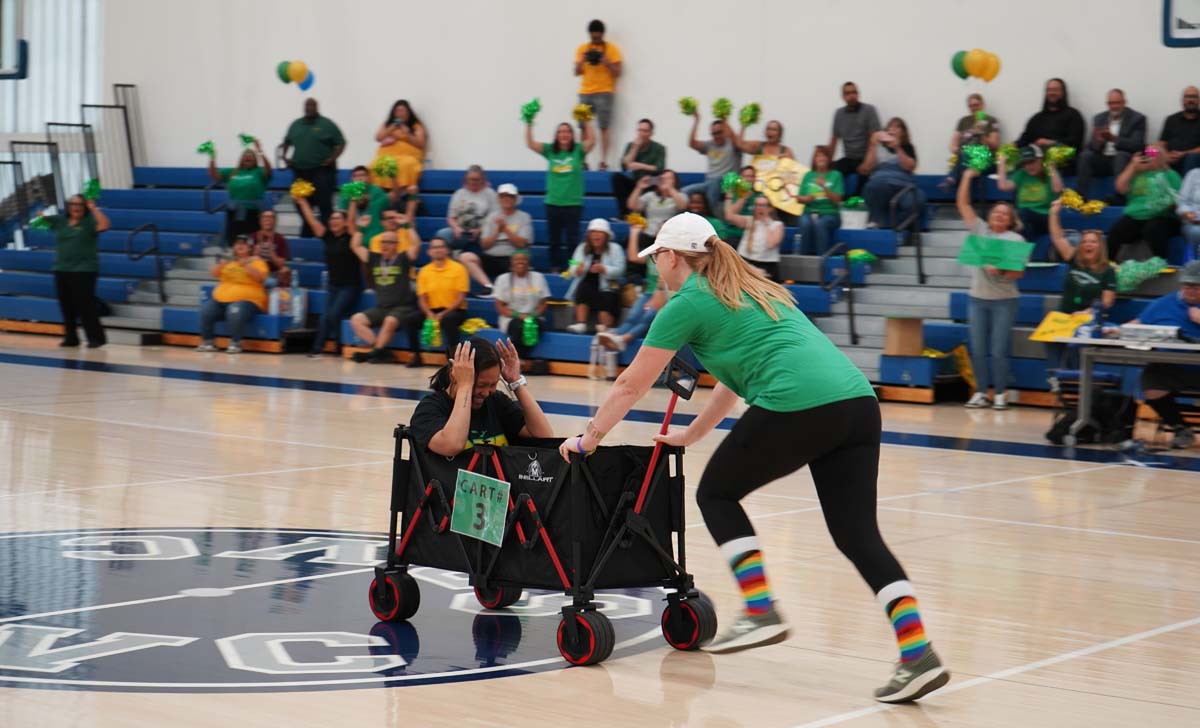 SBCCD Employees at the SBCCD Olympics.