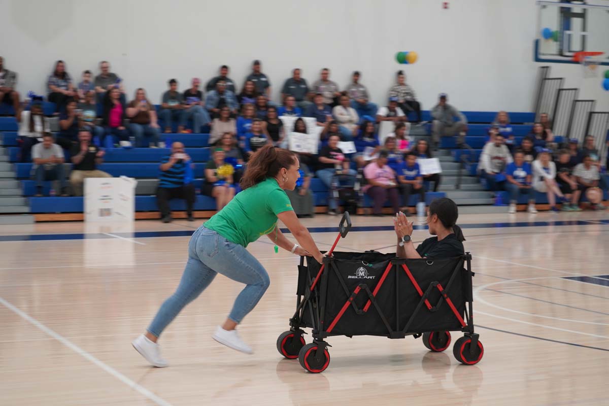 SBCCD Employees at the SBCCD Olympics.