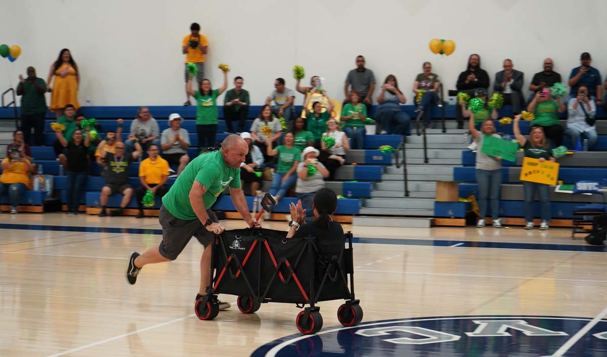 SBCCD Employees at the SBCCD Olympics.