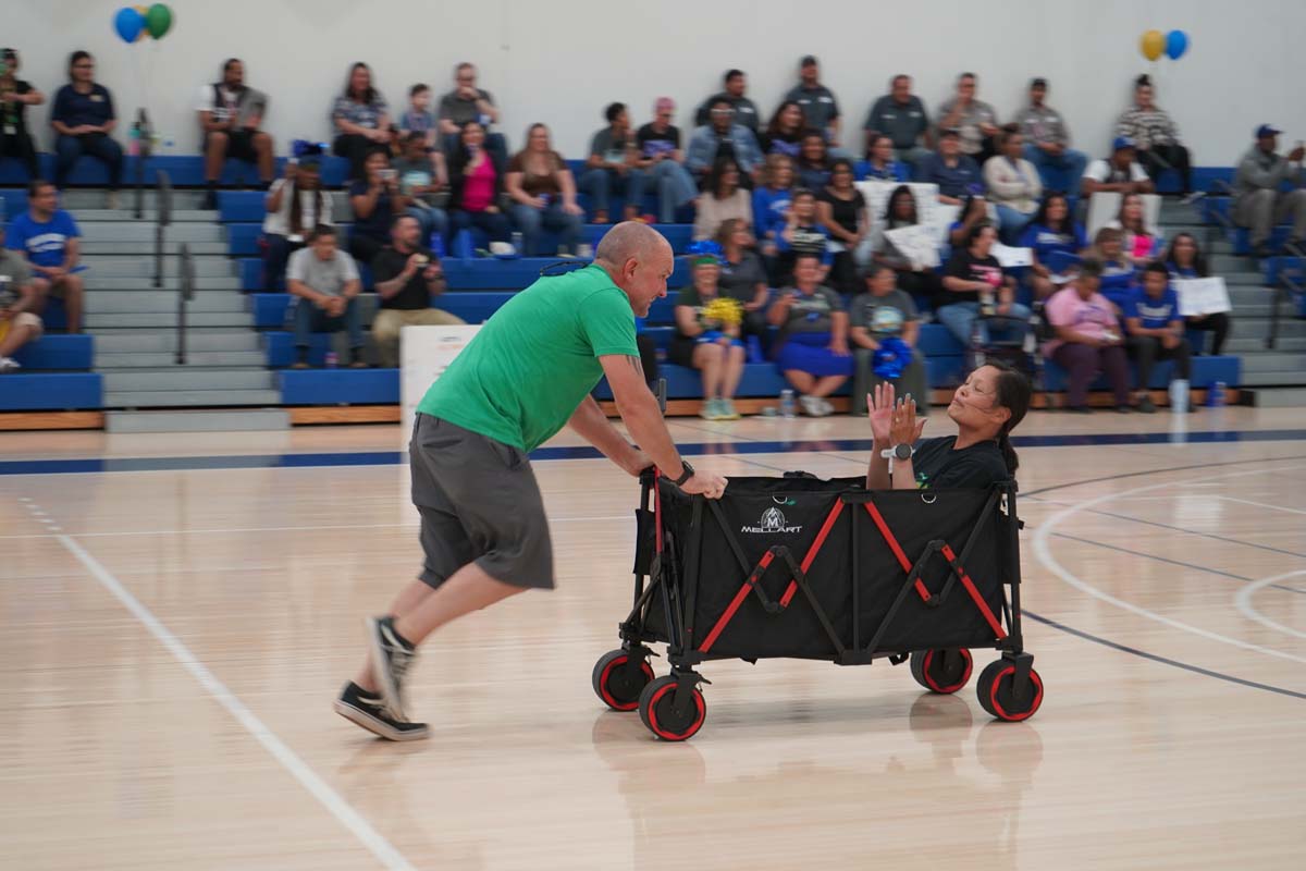 SBCCD Employees at the SBCCD Olympics.