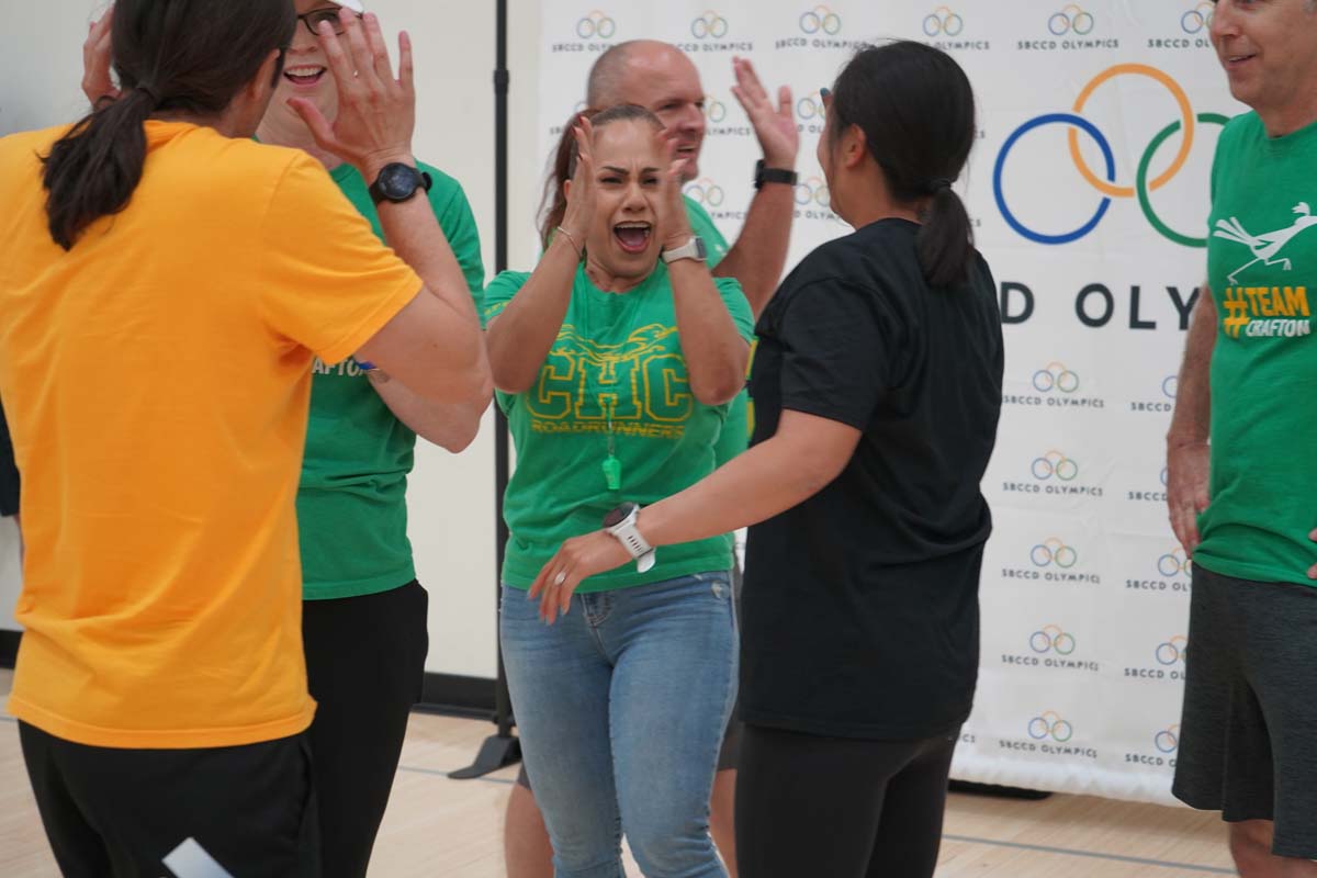 SBCCD Employees at the SBCCD Olympics.