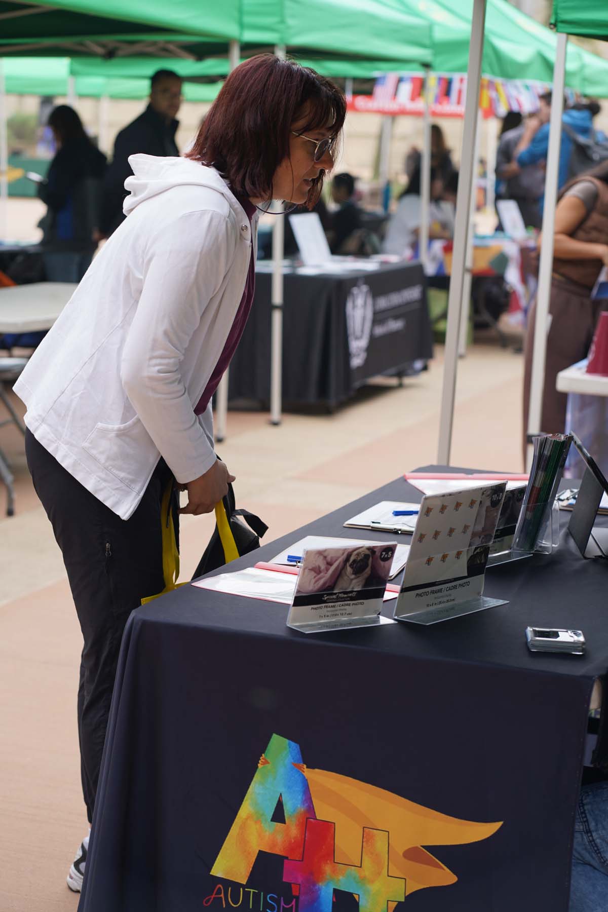 Students at the CHC Career Fair.