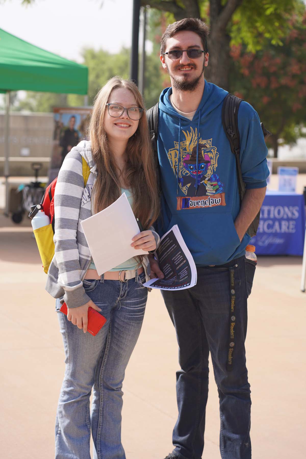 Students at the CHC Career Fair.