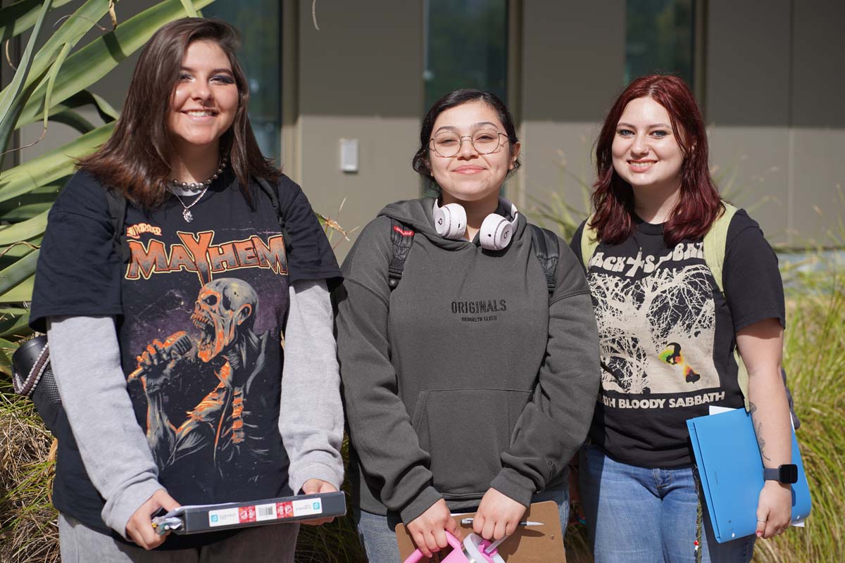 Students at the CHC Career Fair.