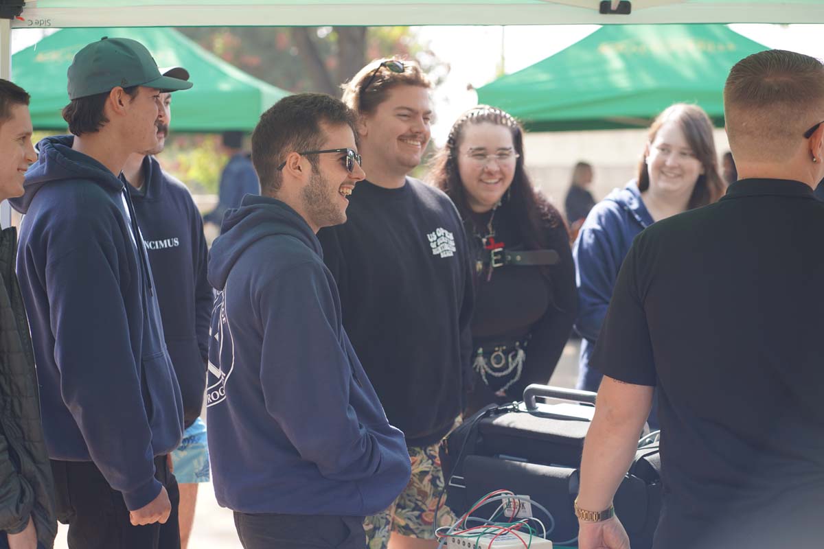 Students at the CHC Career Fair.