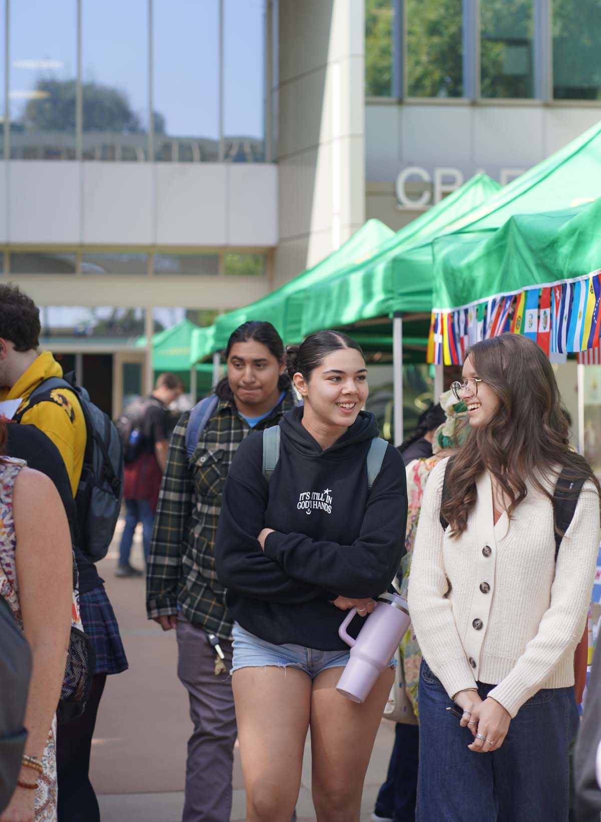 Students at the CHC Career Fair.