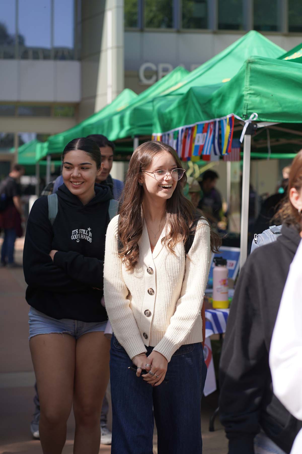 Students at the CHC Career Fair.