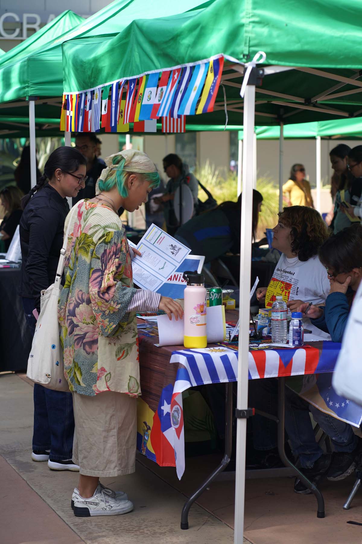 Students at the CHC Career Fair.