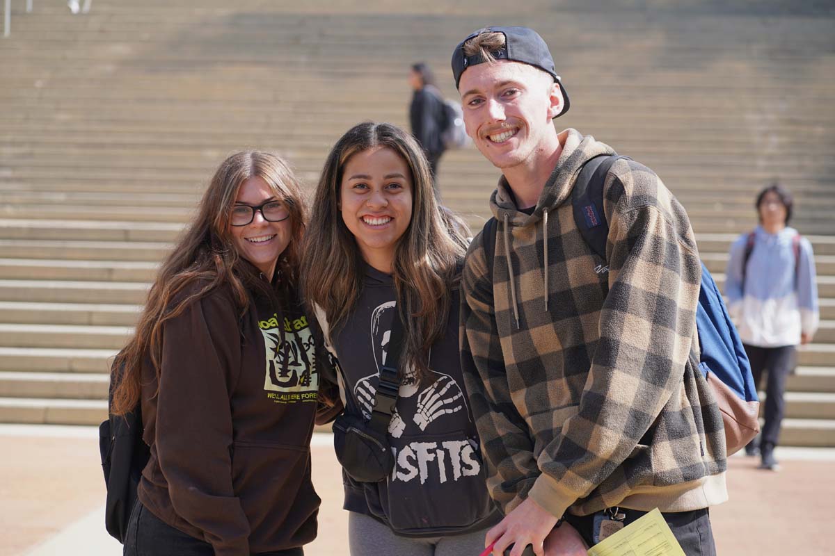 Students at the CHC Career Fair.