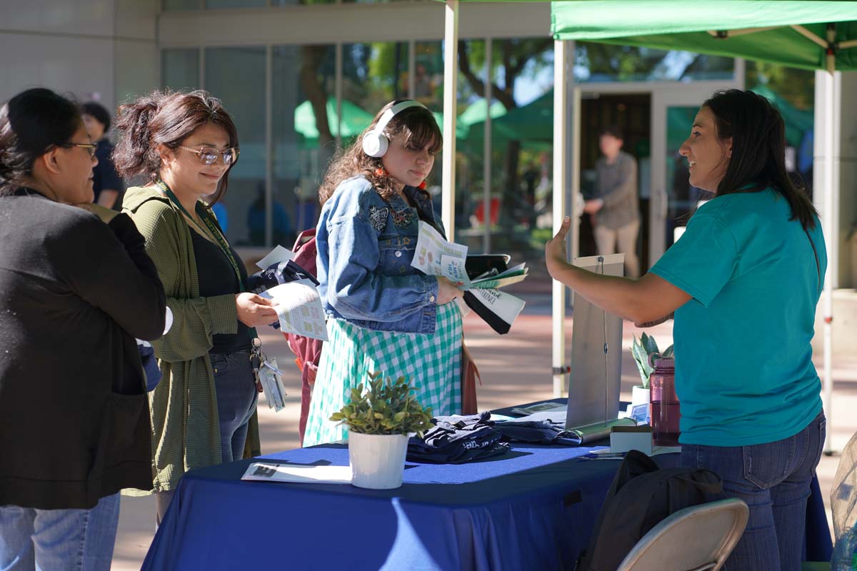 Students at CHC Accessibility and Mental Health Fair.