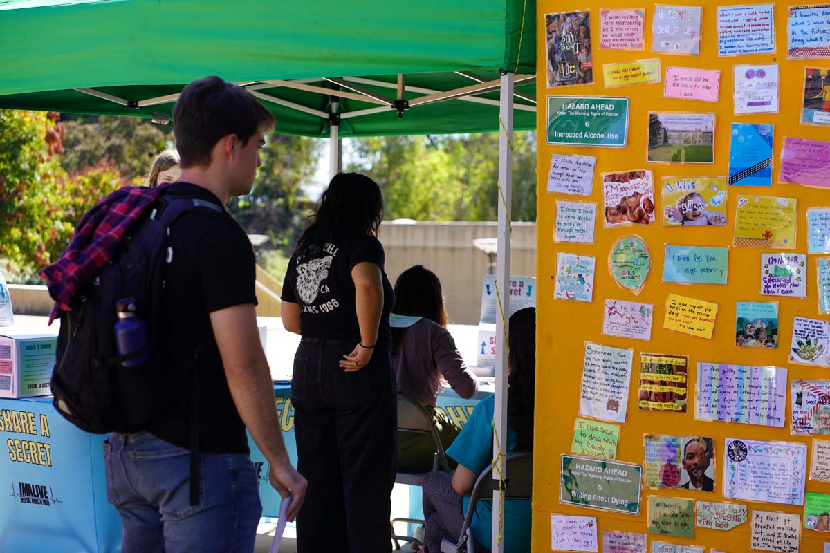 Students at CHC Accessibility and Mental Health Fair.