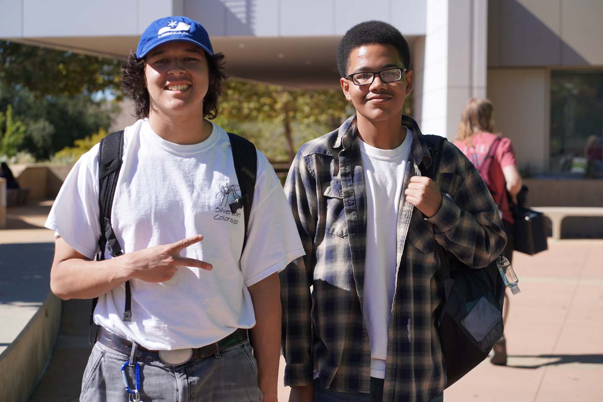 Students at CHC Accessibility and Mental Health Fair.