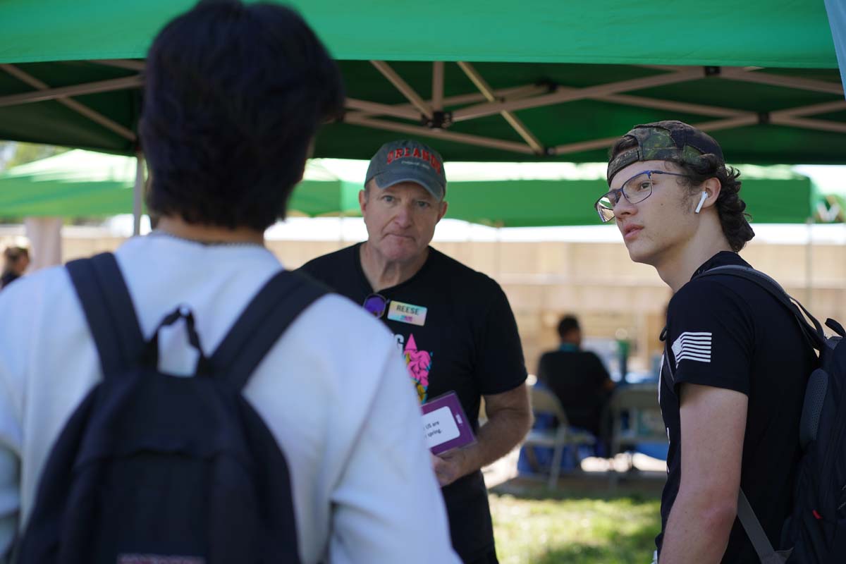 Students at CHC Accessibility and Mental Health Fair.