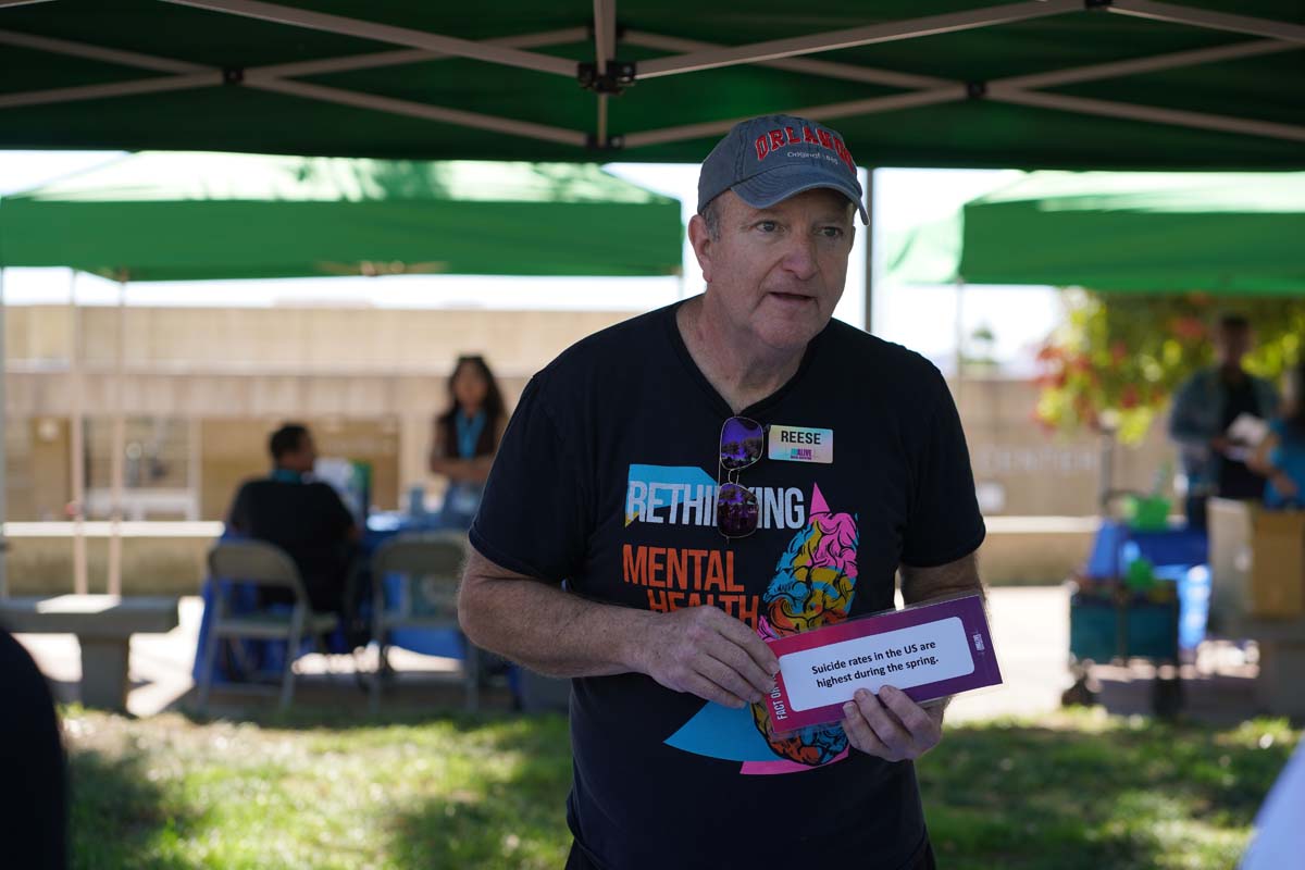 Students at CHC Accessibility and Mental Health Fair.