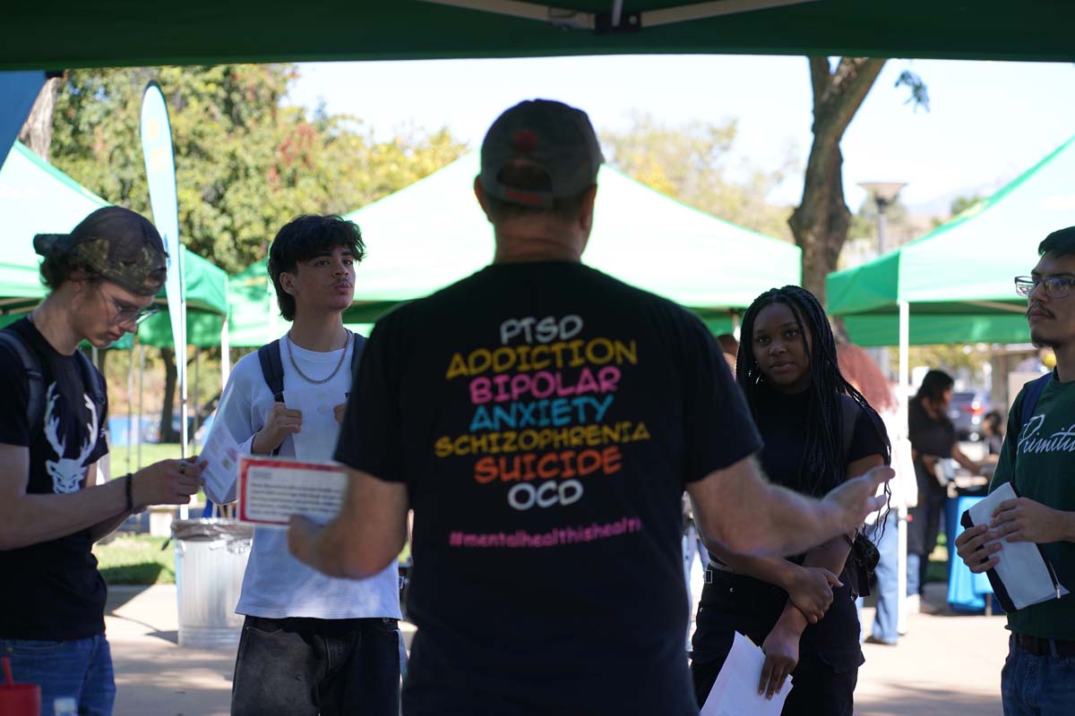 Students at CHC Accessibility and Mental Health Fair.