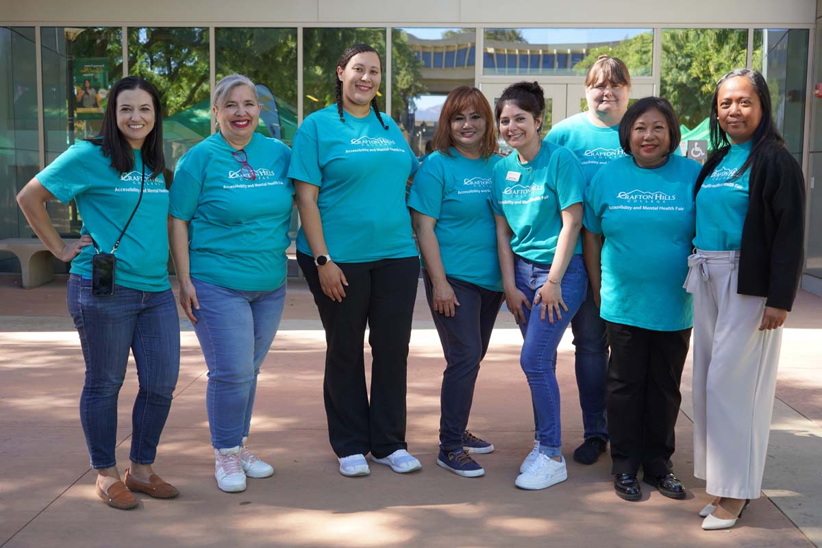 Students at CHC Accessibility and Mental Health Fair.