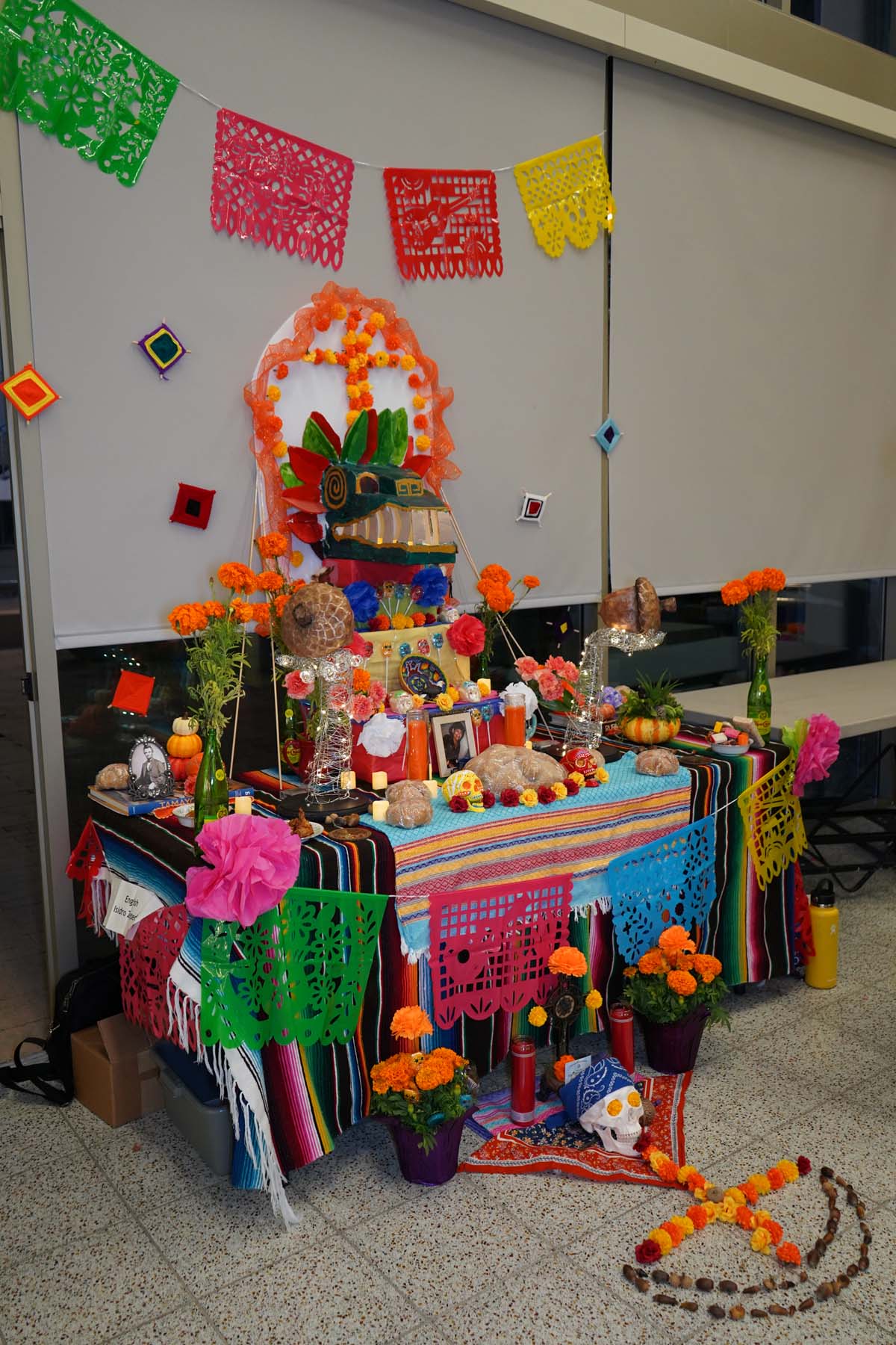 Attendee at Dia de los Muertos event at CHC.