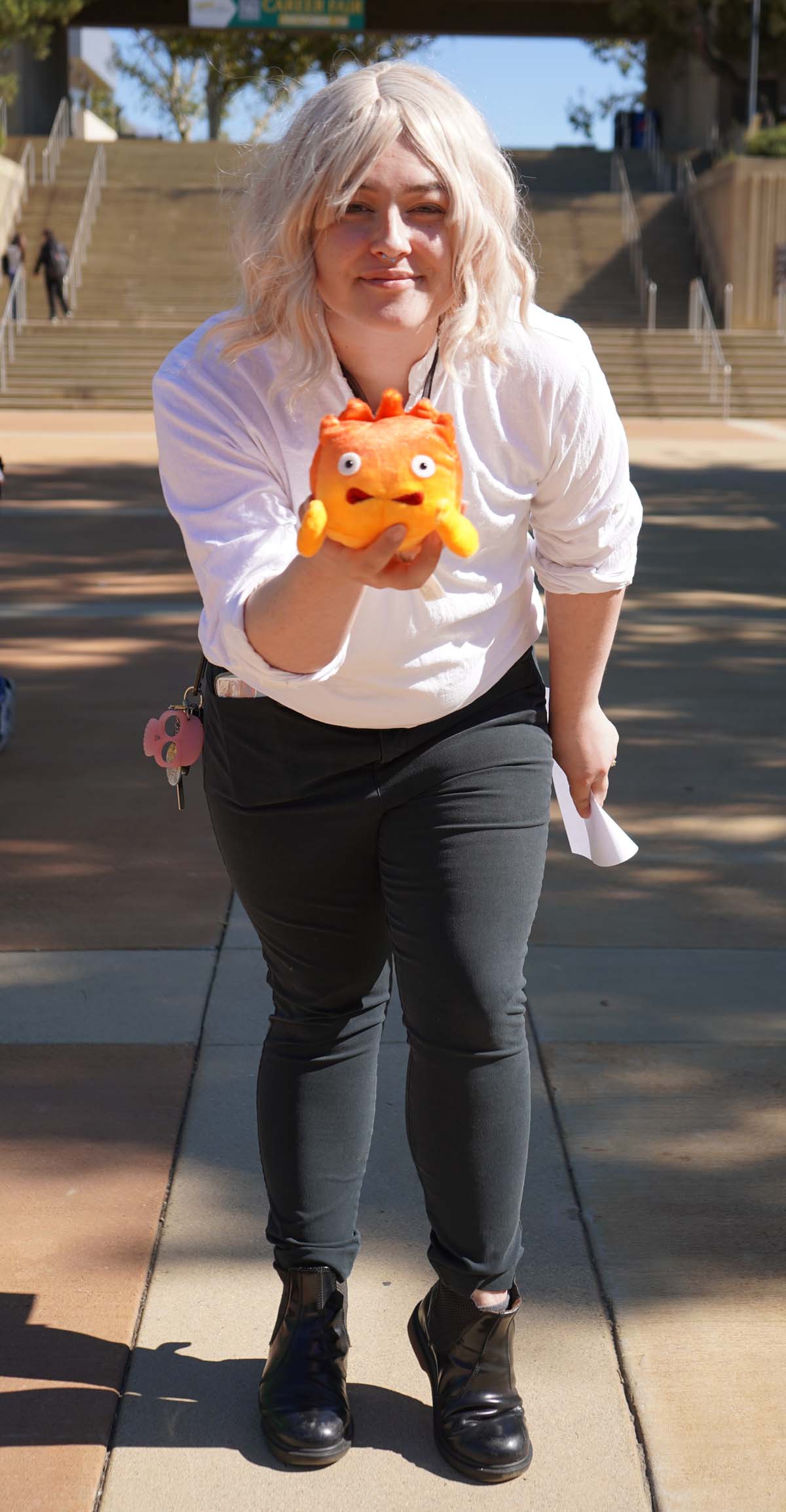 Students in costume at Halloween-themed Club Rush.