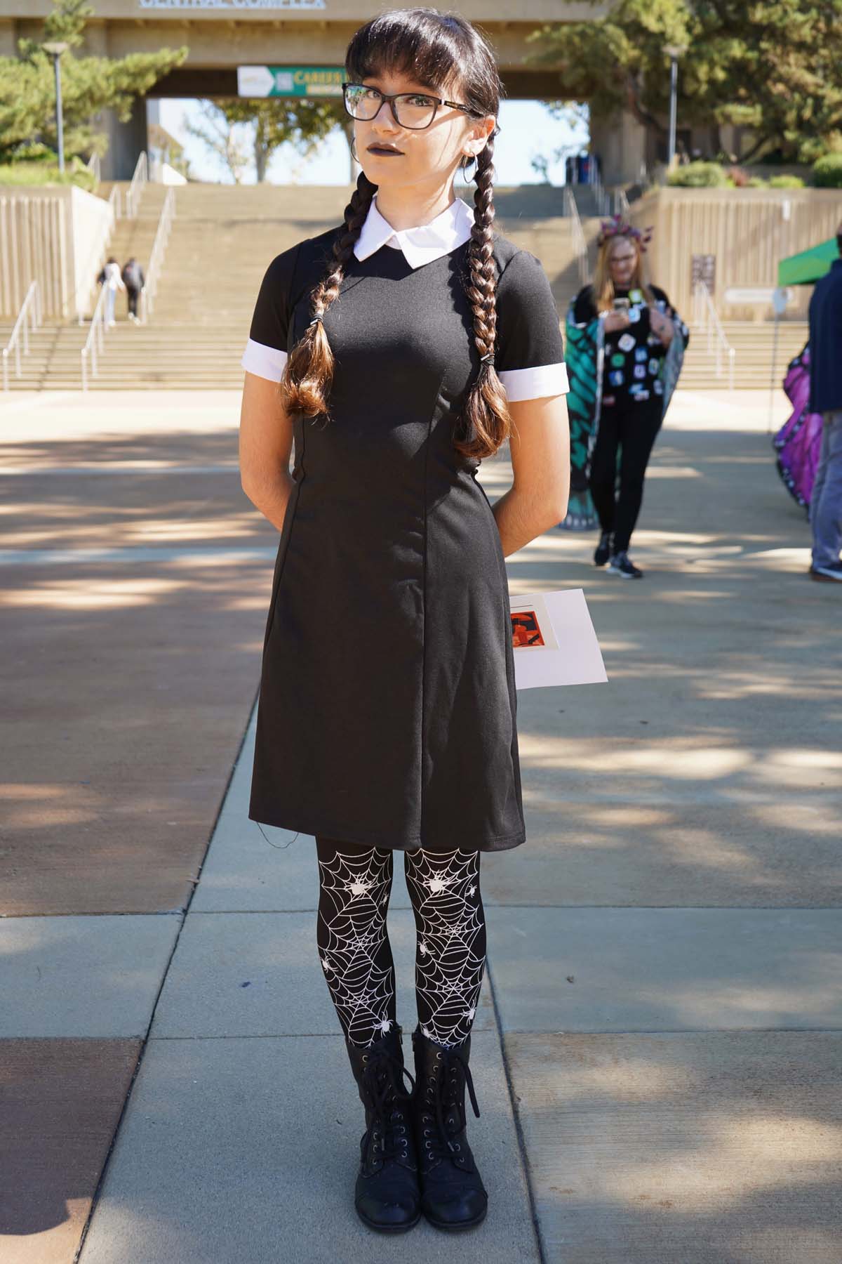 Students in costume at Halloween-themed Club Rush.