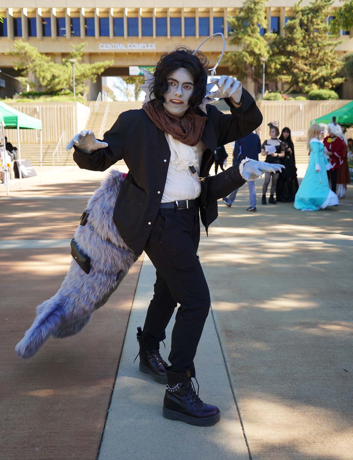 Students in costume at Halloween-themed Club Rush.