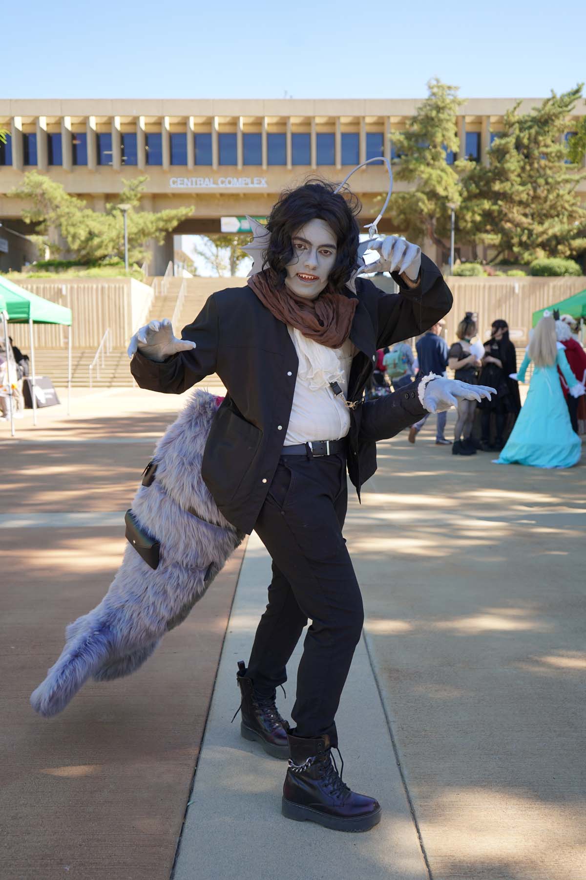 Students in costume at Halloween-themed Club Rush.