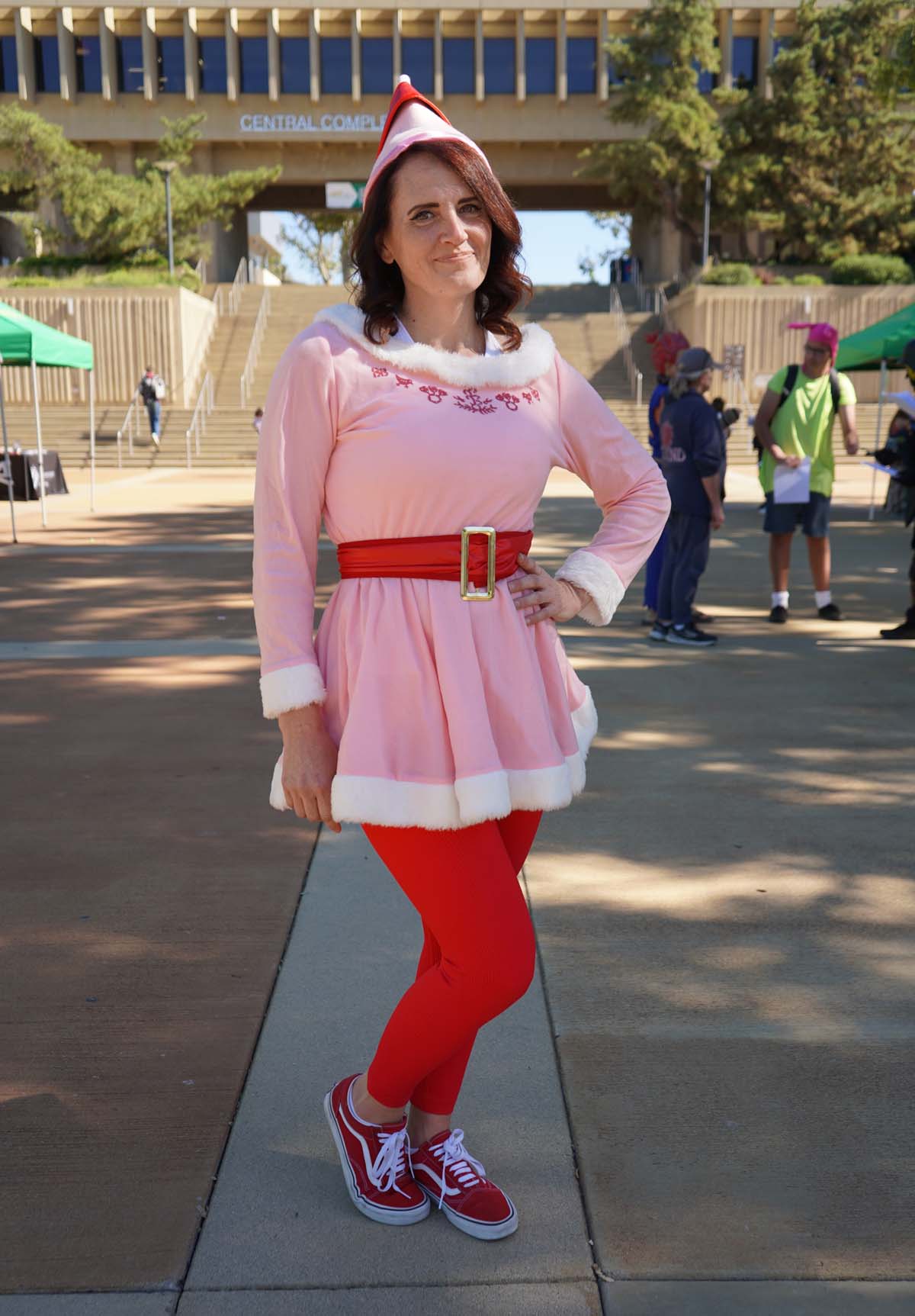 Students in costume at Halloween-themed Club Rush.