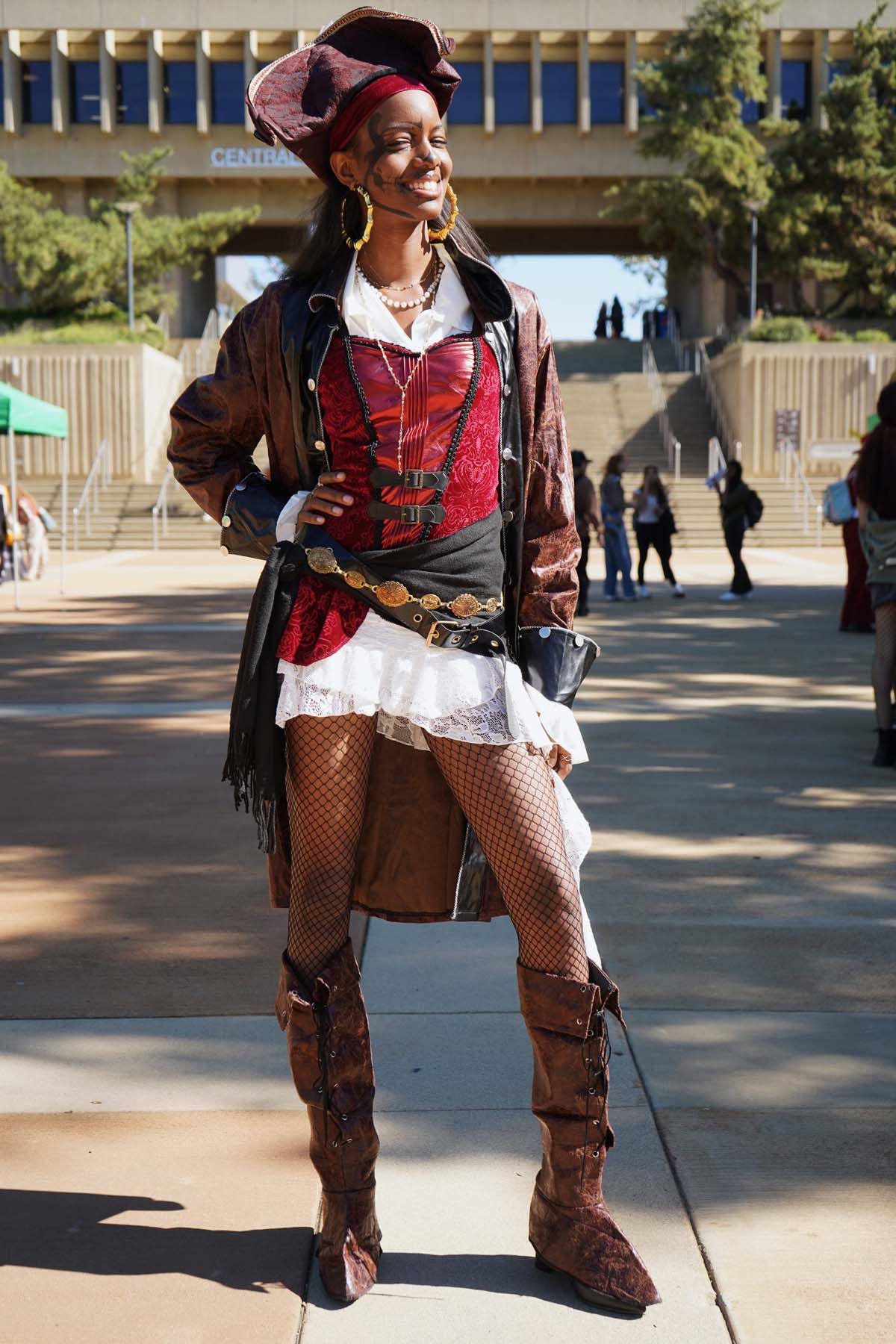 Students in costume at Halloween-themed Club Rush.